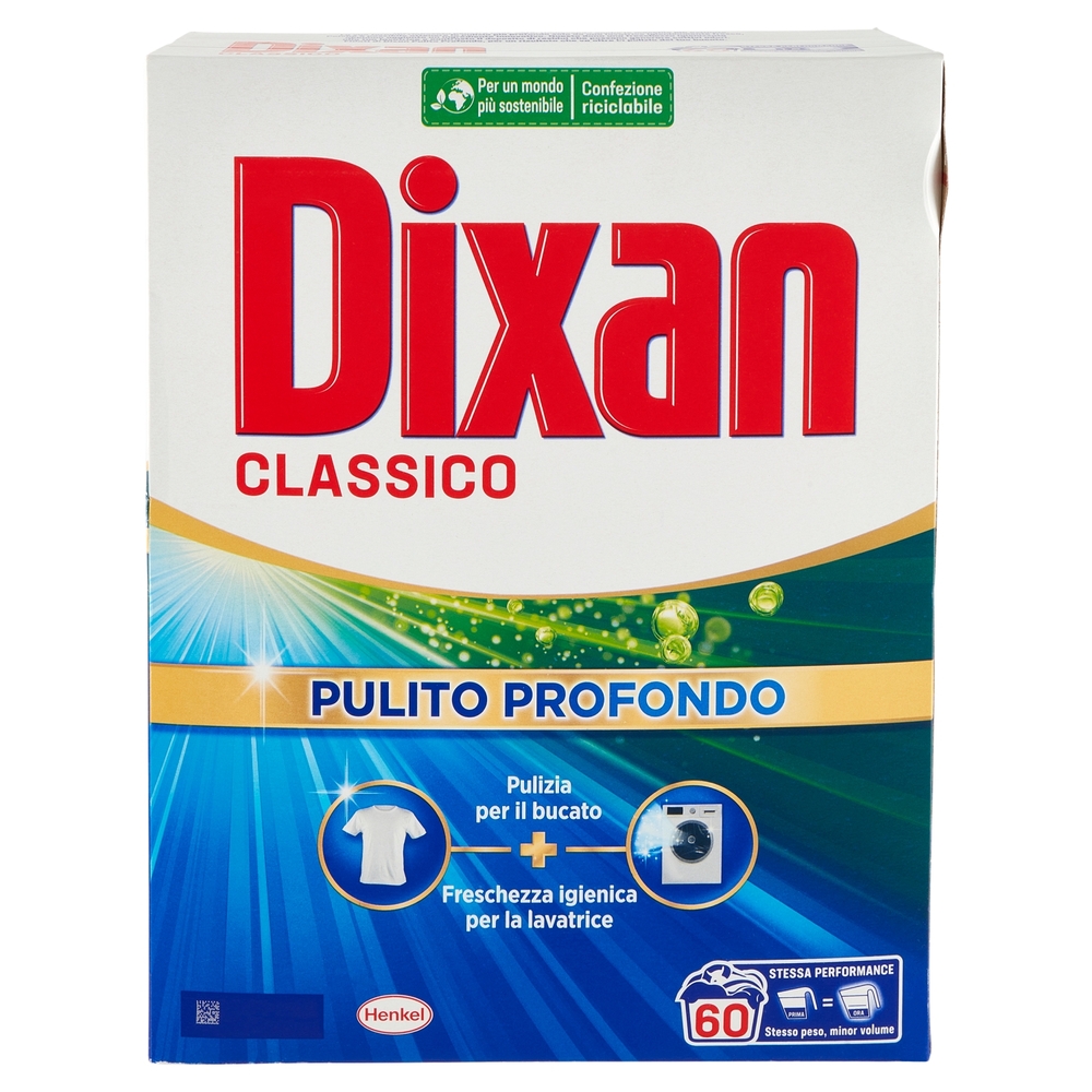 DIXAN Polvere Classico 60 lavaggi 3,300 kg